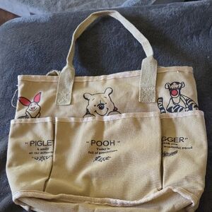 Winnie The Pooh Canvas Tote Bag